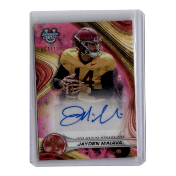 Jayden Maiava USC 2024 Best of Bowman Auto 57/100 Autograph - Picture 1 of 2